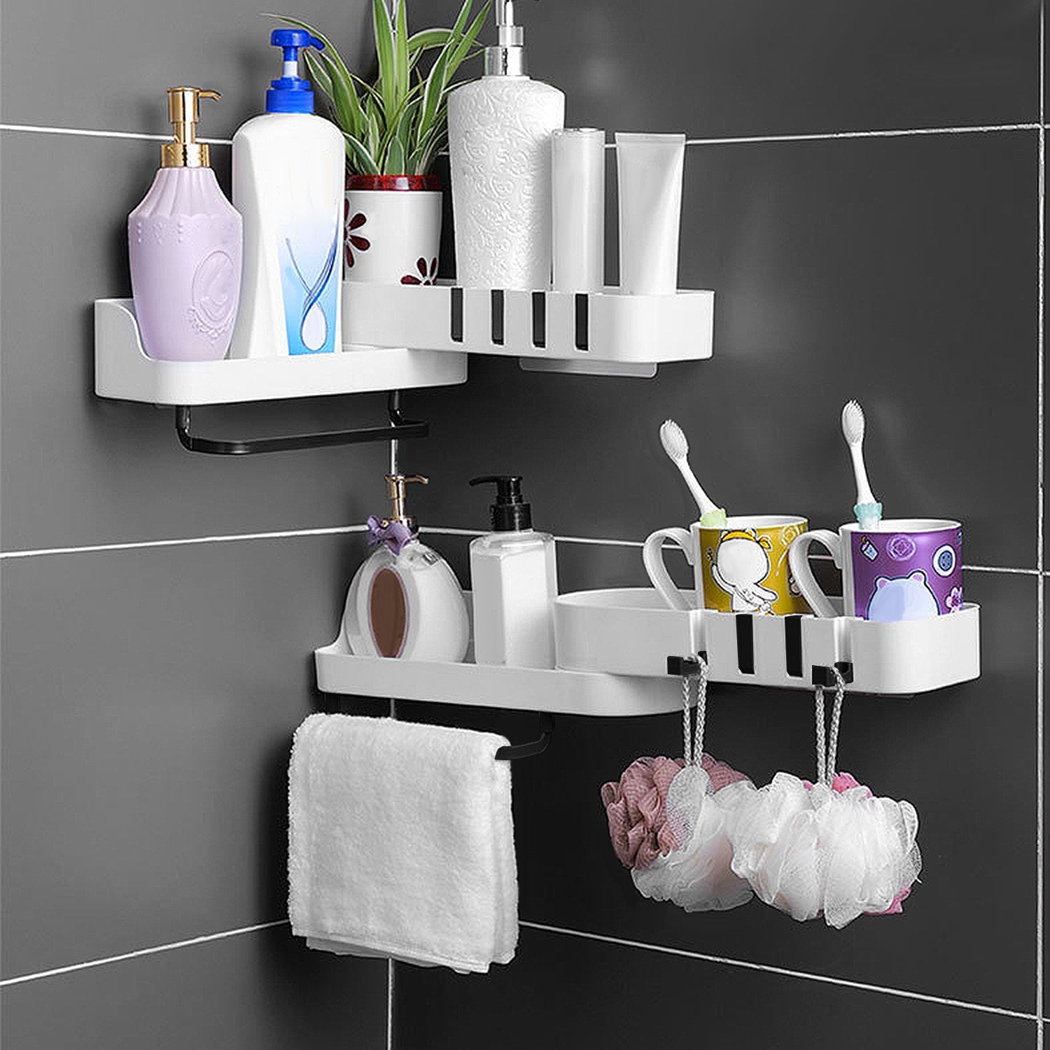 180° Rotatable Bathroom Corner Caddy Shelf Outlet Pices