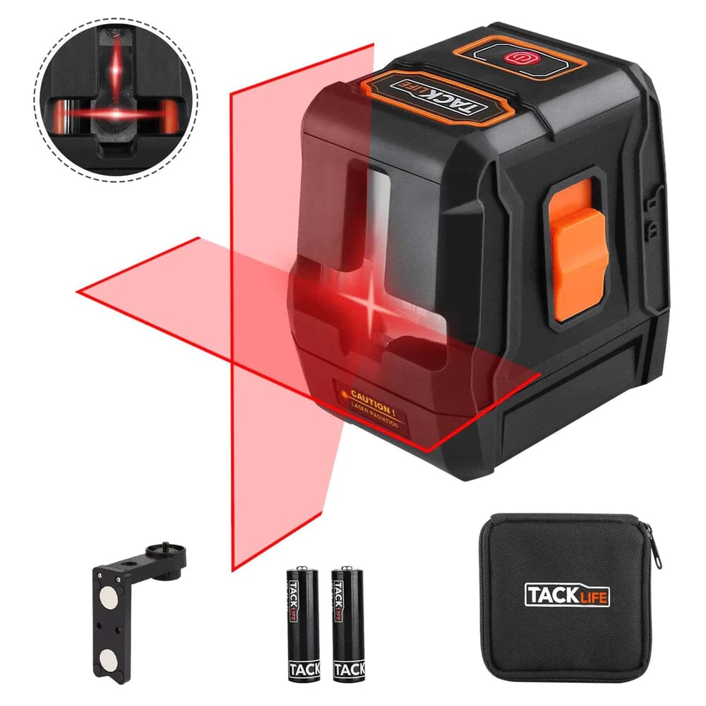 TACKLIFE 65ft Cross-Line Laser Level Horizontal and Vertical Laser Alignment Sale Best Wholesale