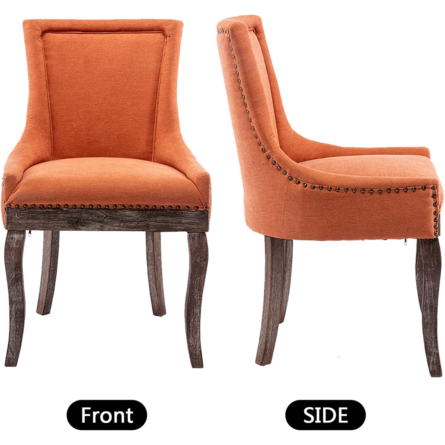 2-Pack: Fabric Upholstered Side Chairs Set Sale Finishline