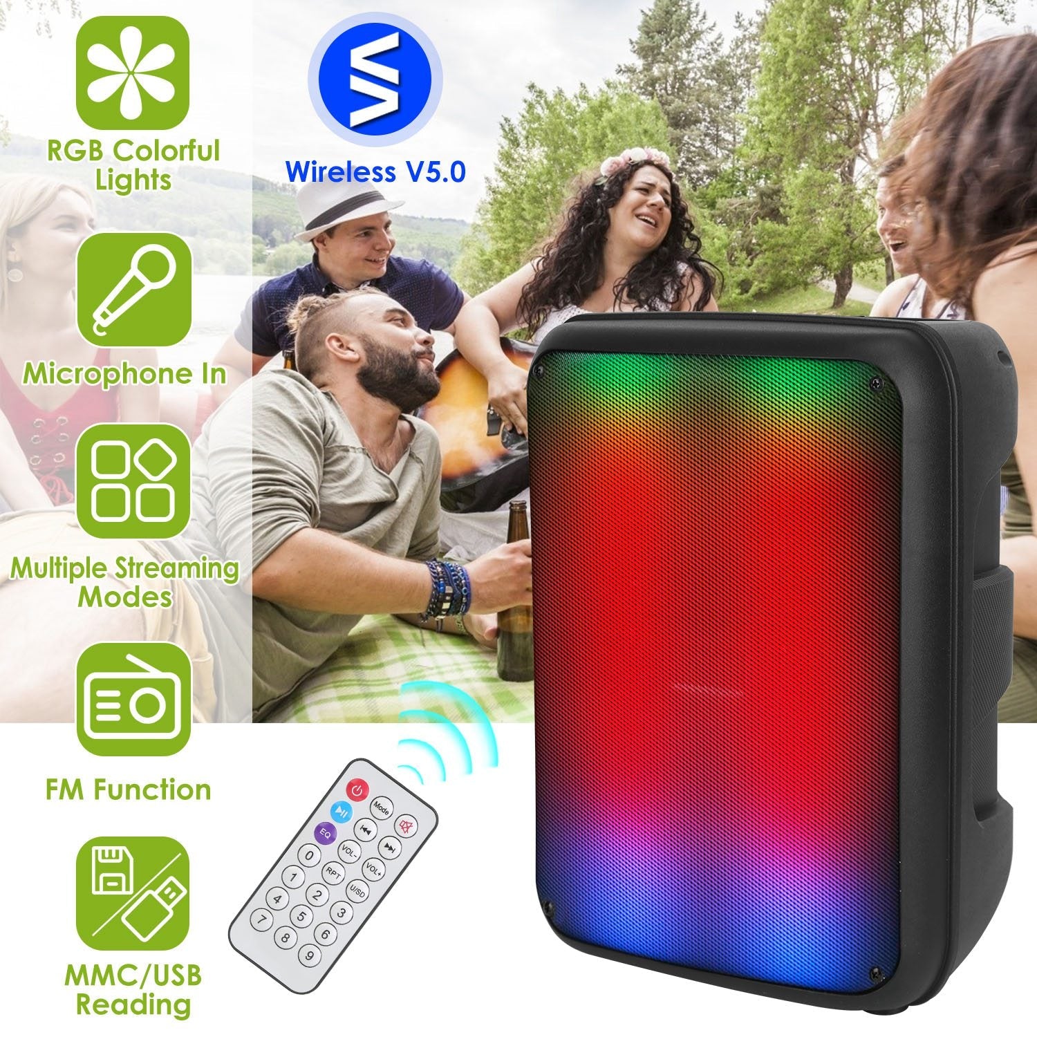 Portable Wireless Party Speaker For Sale