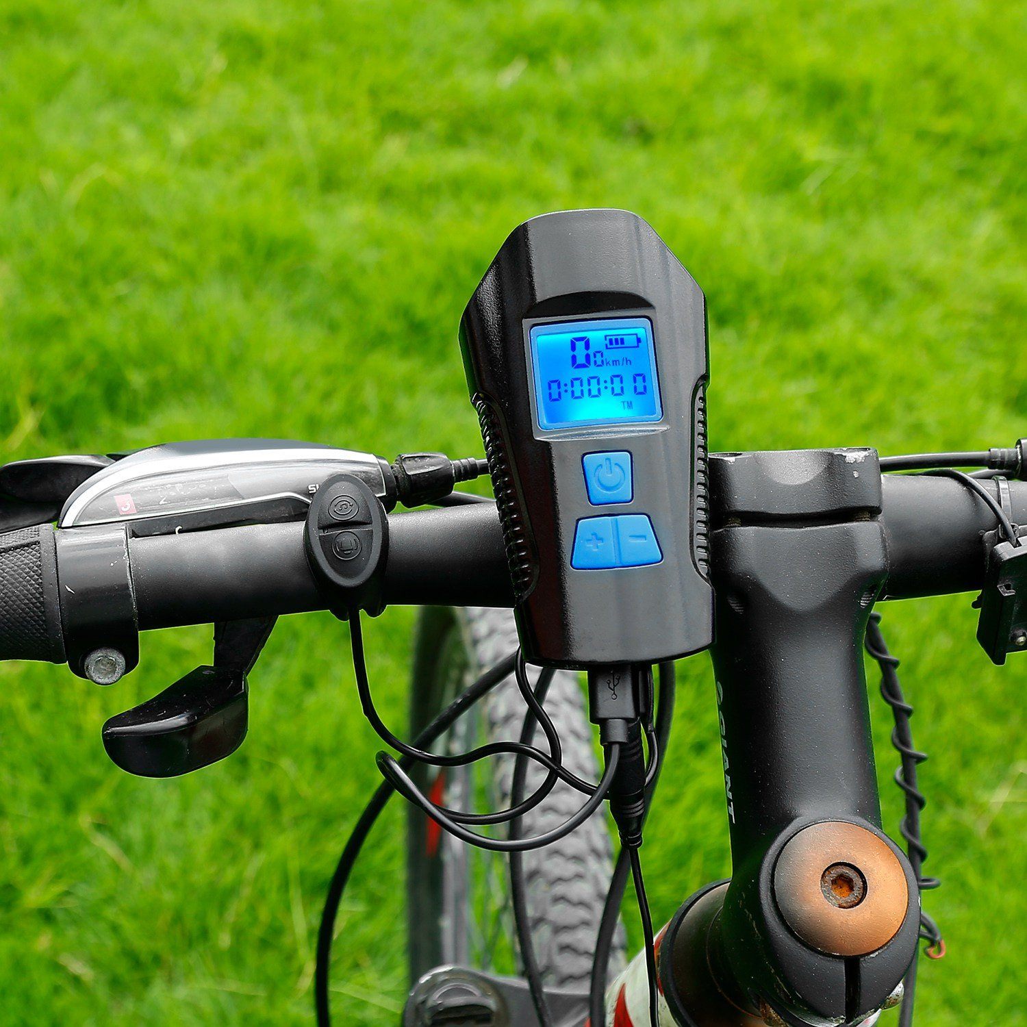 USB Rechargeable Bike Light Set with Speedometer and Odometer Limited Edition