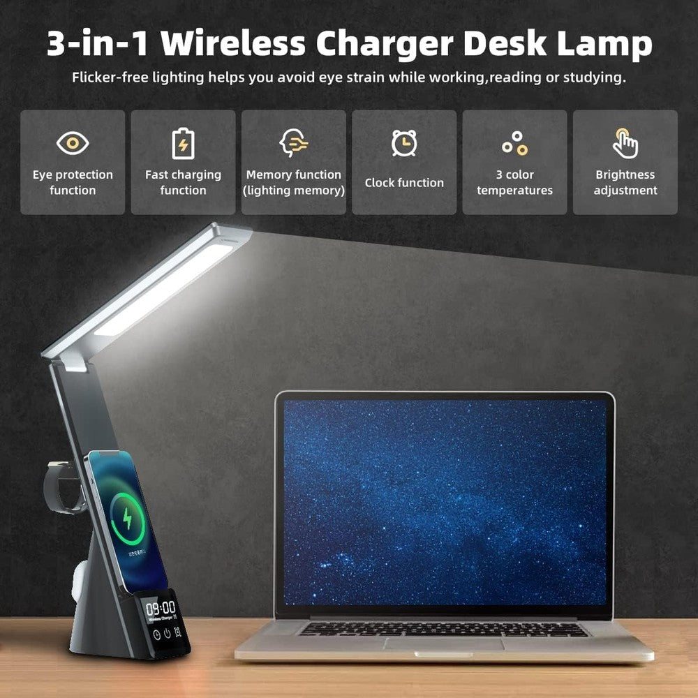 LED Desk Lamp with Wireless Charger Manchester Sale Online