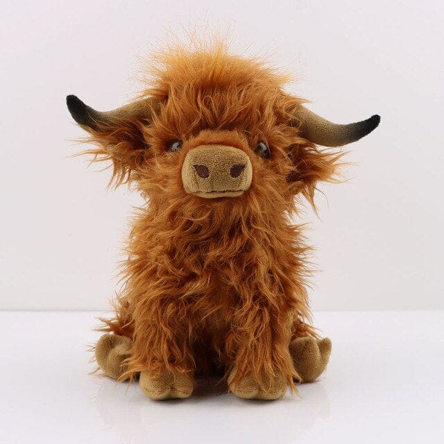 Cute Highland Cow Plush Toy Discount 2025