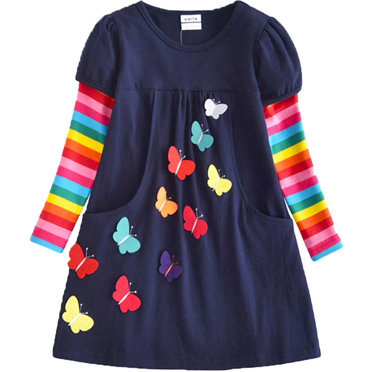 Winter Toddler Girl Long Sleeve Dress Discount Best Seller