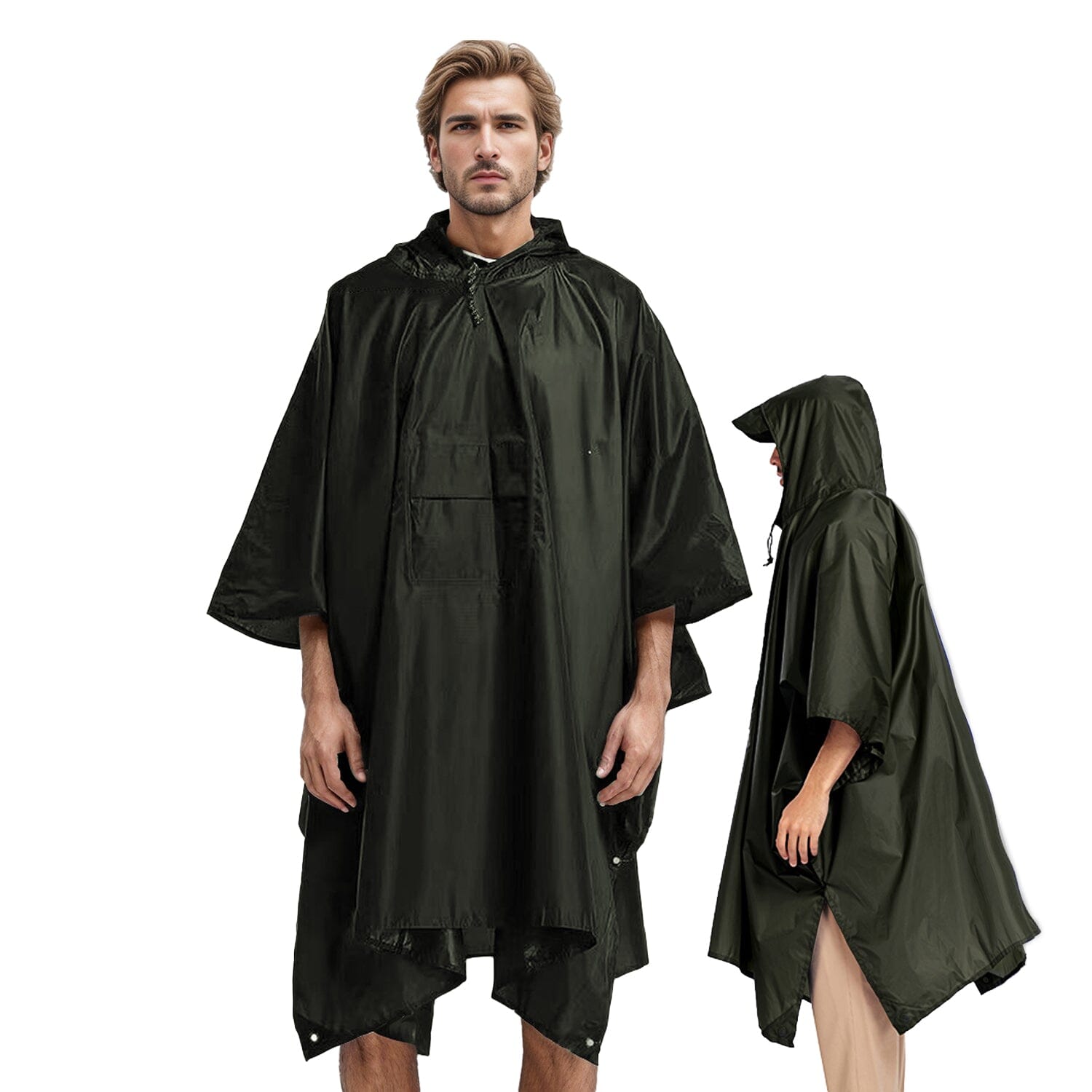 Unisex Hooded Rain Poncho with Pocket Cheapest Pice Online