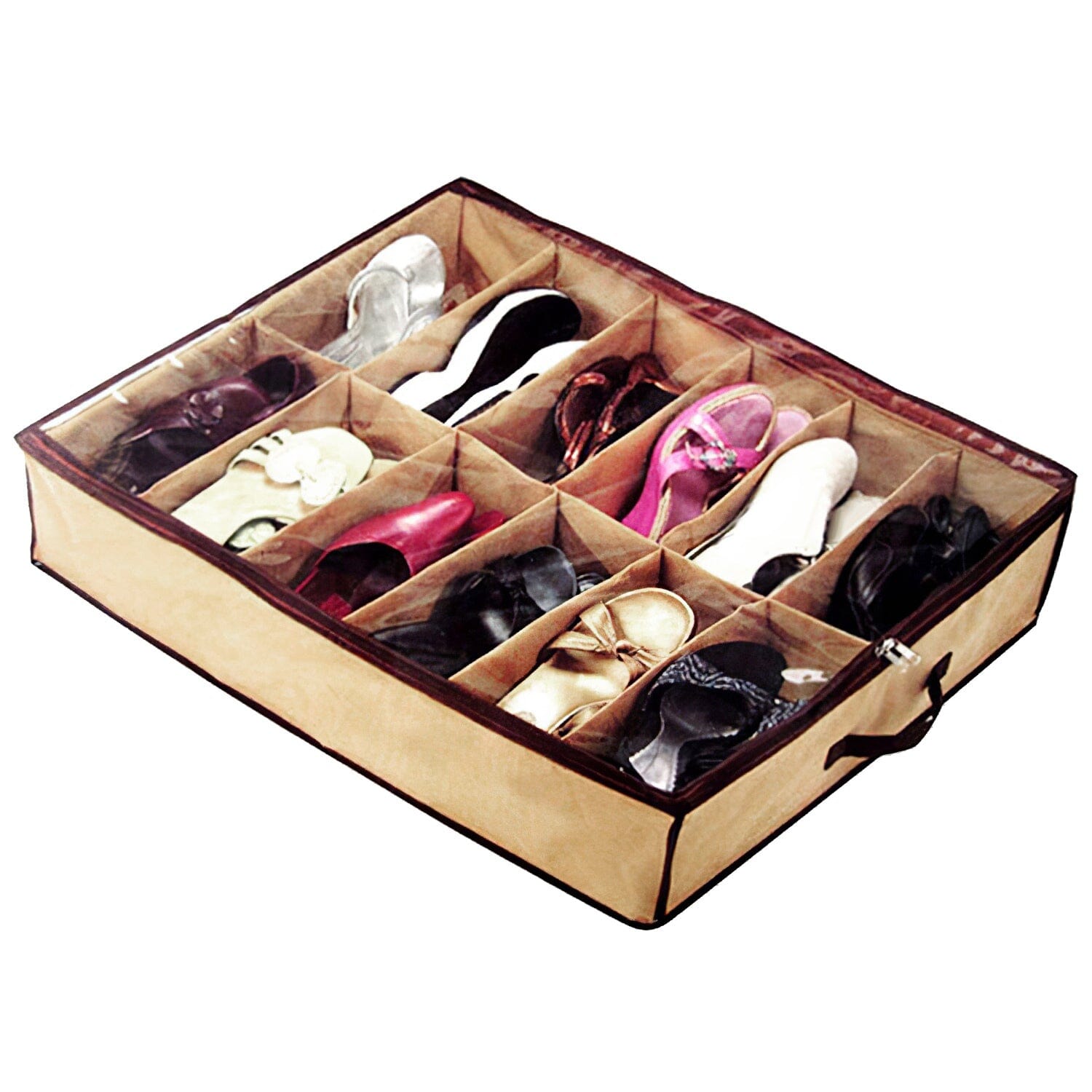 12 Cells Under the Bed Shoes Organizer Sale Manchester Great Sale