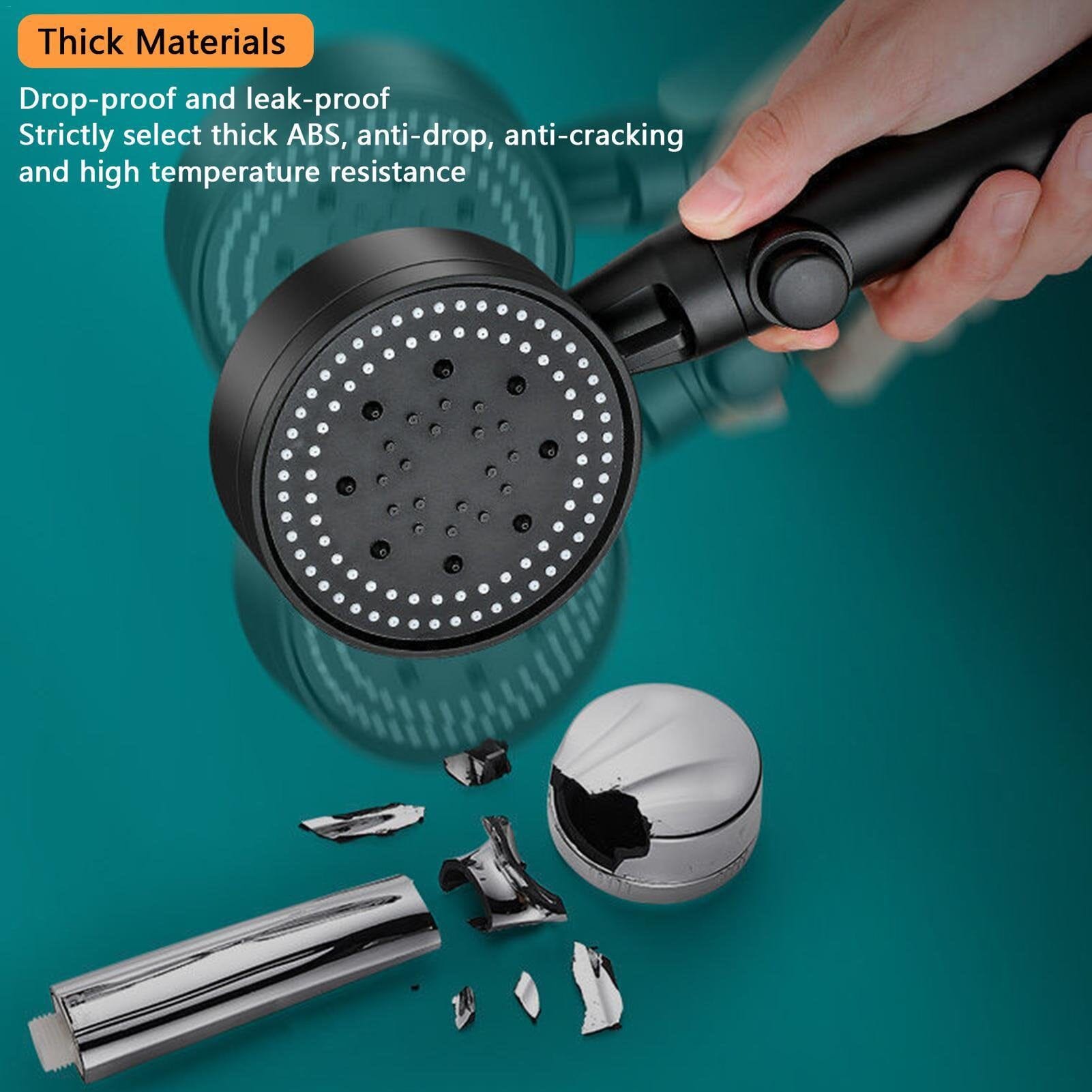 High-Pressure Shower Head 5-Modes Adjustable Faucet Aerator Water Saving Outlet Locations For Sale