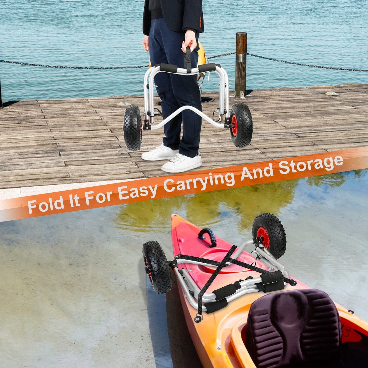 Foldable Kayak Canoe Boat Carrier Finishline For Sale