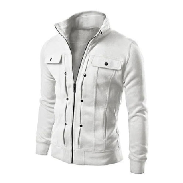 Men's Slim Blend Casual Jacket Buy Cheap Clearance Store