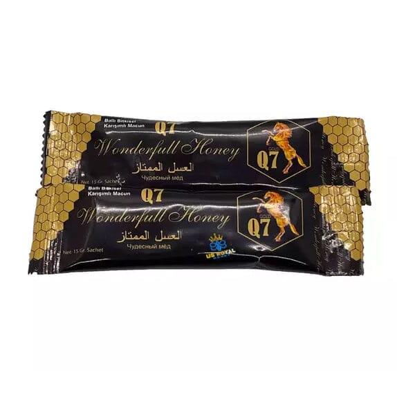 Wonderful Honey for Men 12 x 15 Gram Sachets Horse - Black Enjoy For Sale