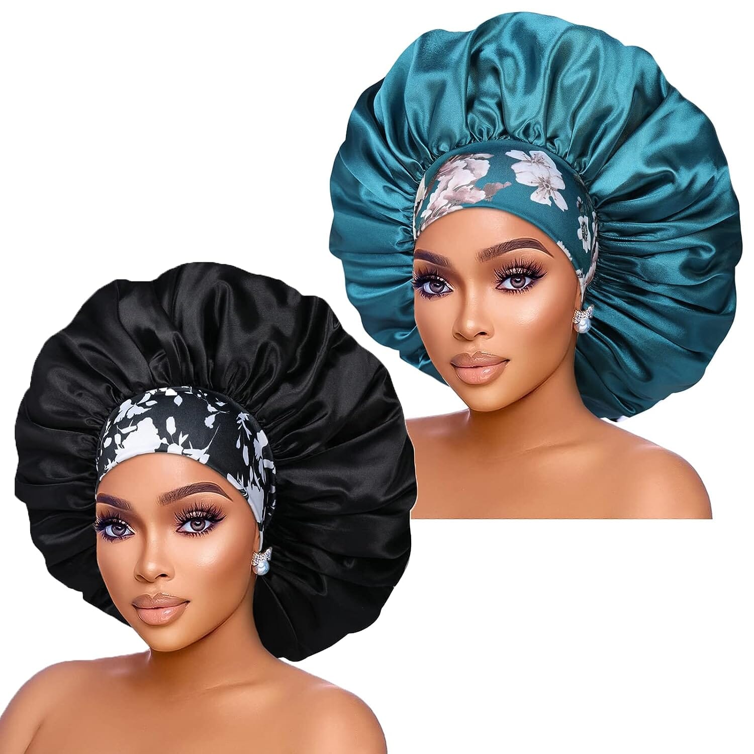 2-Pack: Extra Large Satin Bonnets for Sleeping Discount Best Place