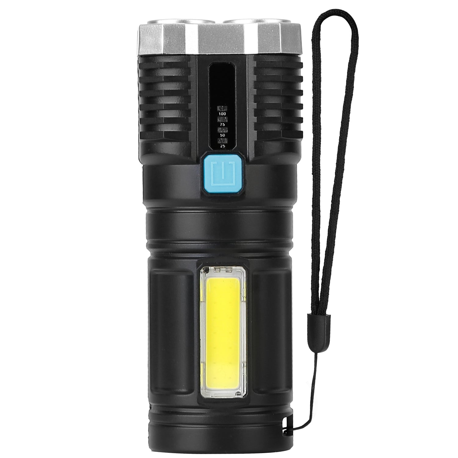 Rechargeable Flashlight LED Floodlight Torch with Strap Super Bright Flashlight Cheap Pices Authentic