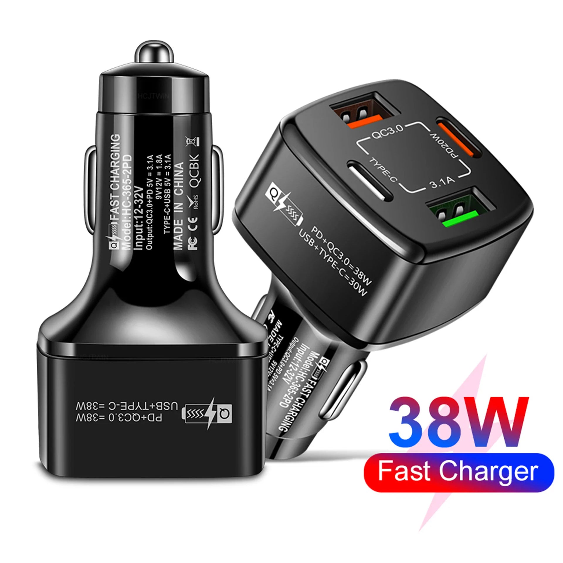 PBG 4 Port Car Charger 2 PD Ports and 2 USB Ports Buy Cheap Explore