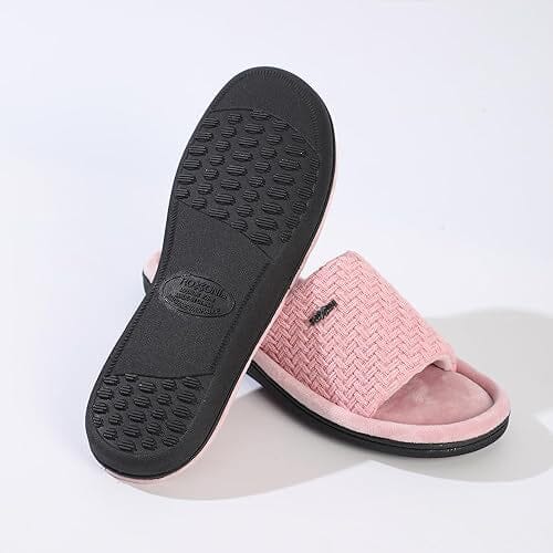 Roxoni Velvet Knit Flat Sandals for Women - Stylish Textured Woven Surface, Soft Ridge Around Insole Enjoy Cheap Online