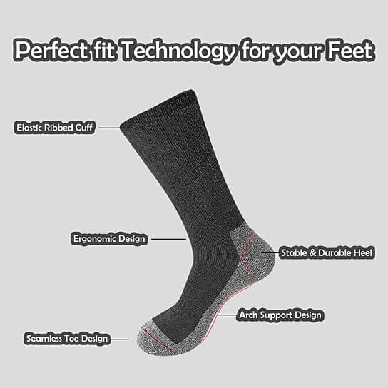 5-Pairs: Men's Warm Thick Merino Lamb Wool Socks for Winter Cold Weathers Buy Cheap With Mastercard