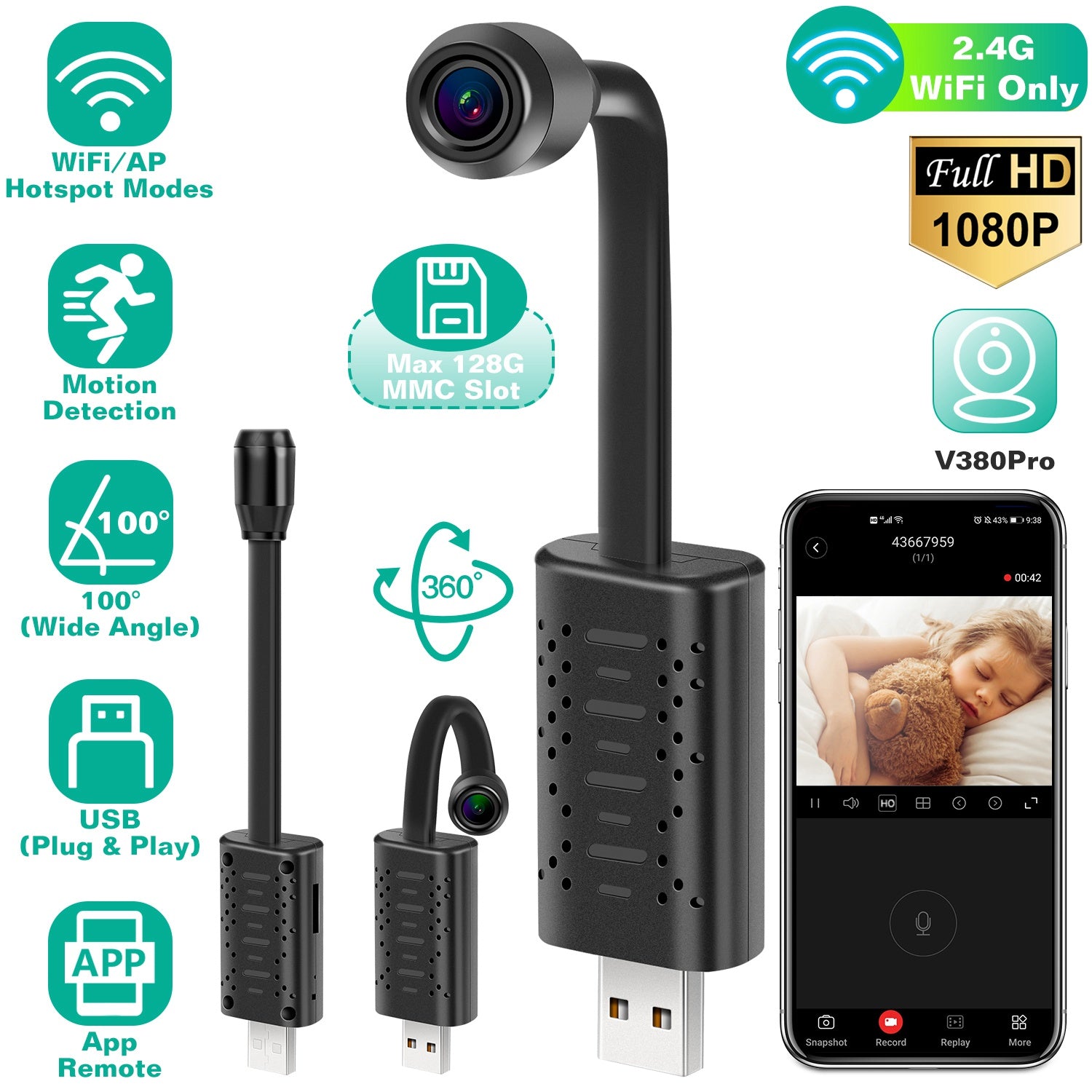 1080P HD Mini USB IP Camera Motion Detection Discount How Much