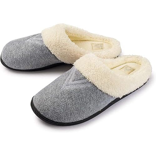 Roxoni Women's Slippers Wool-Like Fleece Lined Clog Comfort House Shoe Cheap Sale Cost