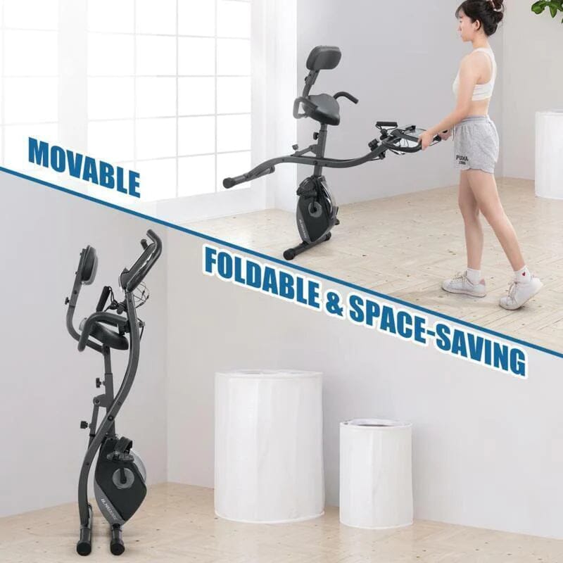 Exercise Stationary Folding Bike Discount Authentic