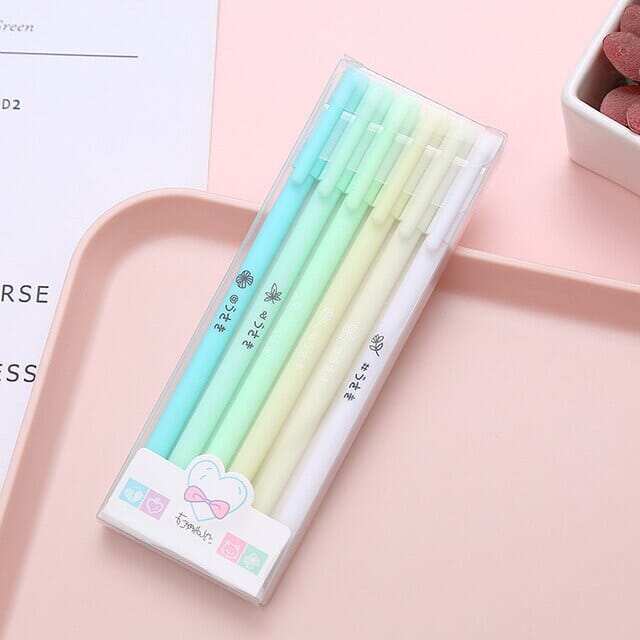 4-Pack: Morandi Color Gel Pen Kawaii Office School Student Stationery Supplies Outlet Websites