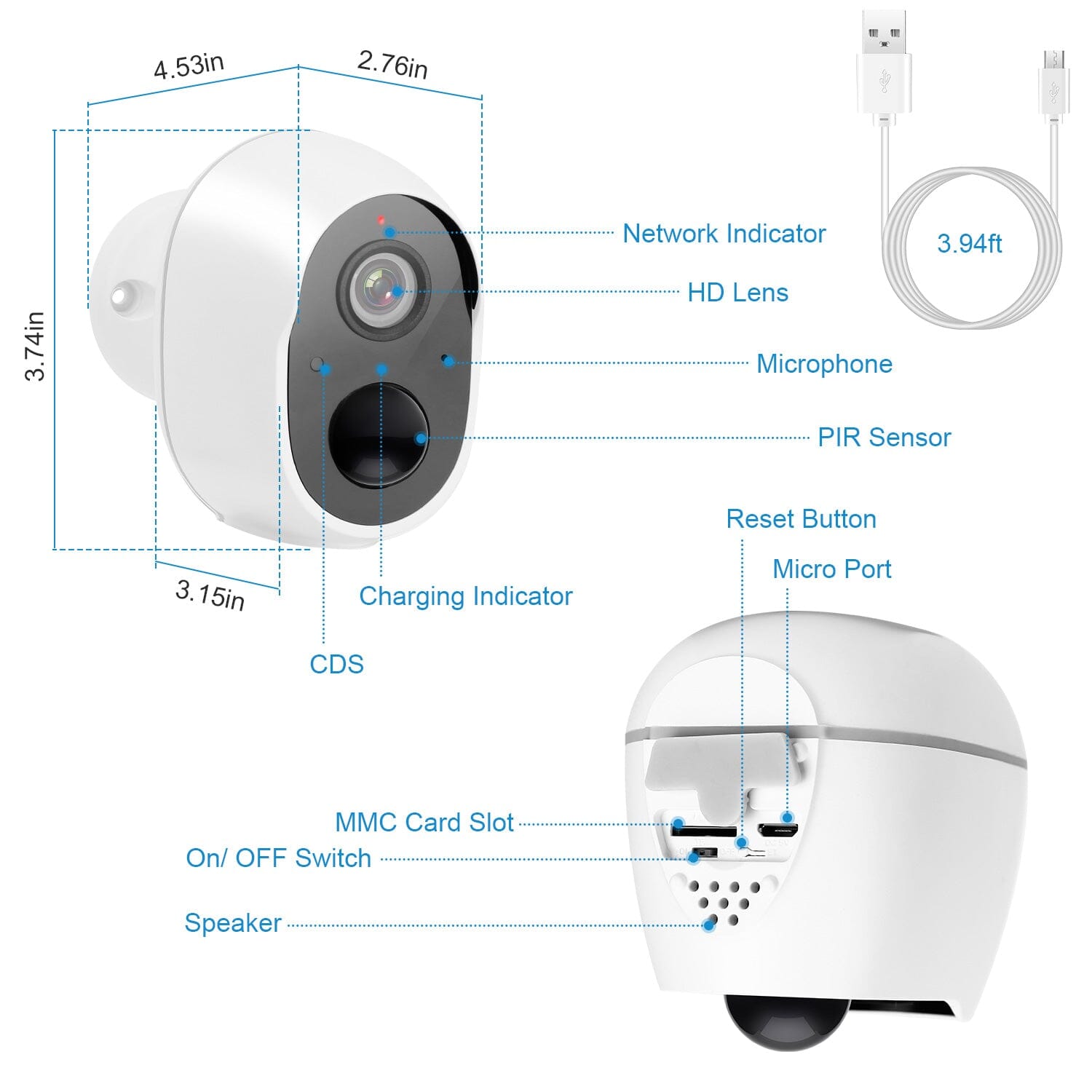 1080P WiFi IP Camera PIR Motion Detection Camcorder Cheap Pick A Best