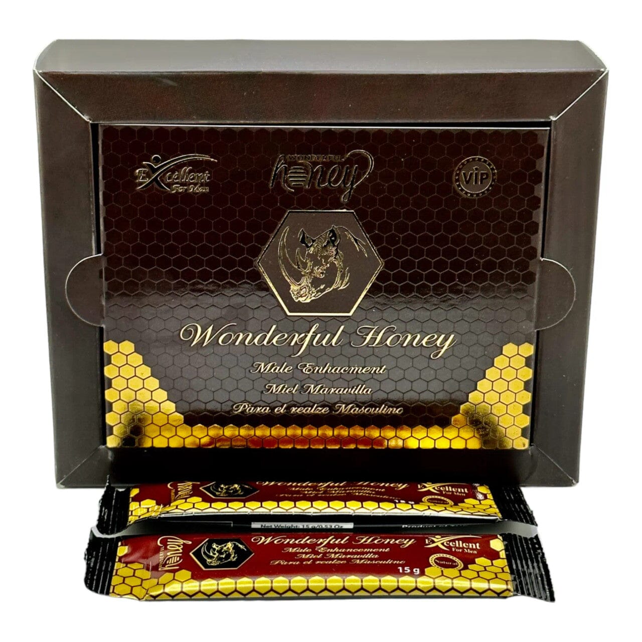 12-Pack: Royal Honey for Men with Panax Ginseng Root& Tribulus, Flower Honey 12 x 15 Gram Sachets Rino (Burgandy) Discount From China