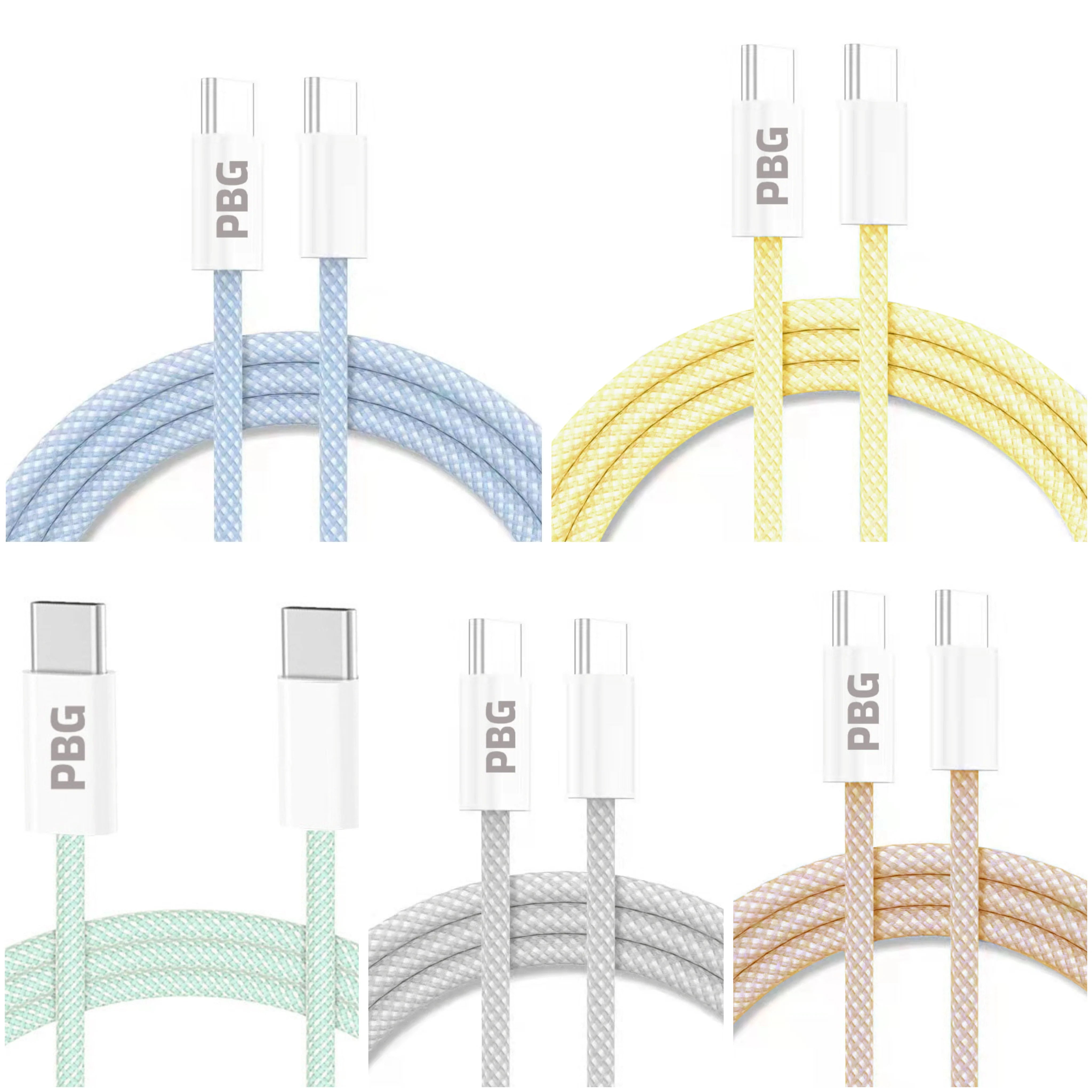 PBG Macaron USB-C TO C Cable's 3 (PD Type C to 8 Pin) Cheap Supply