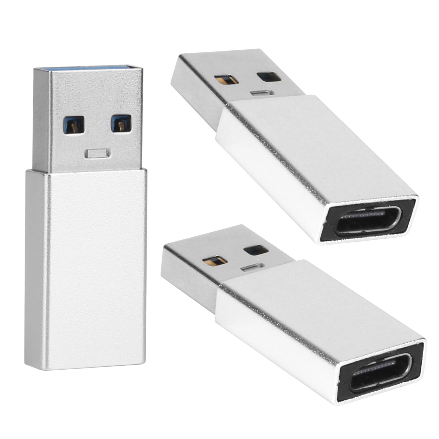 3-Packs: USB Type-C Male to USB A 3.0 OTG Male Port Converter Outlet Footlocker Finishline