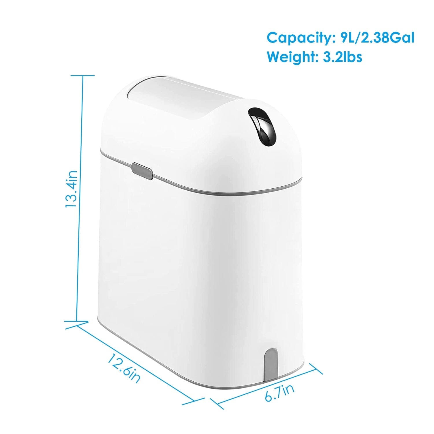 2.38 Gal/9L  Automatic Trash Can Buy Cheap Eastbay