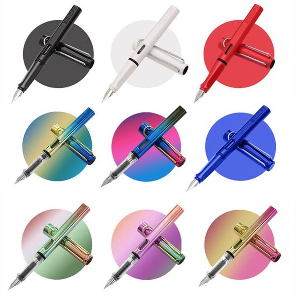 5-Pack: Fashion Color Student Office Fountain Pen School Stationery Supplies Ink Pens Big Sale