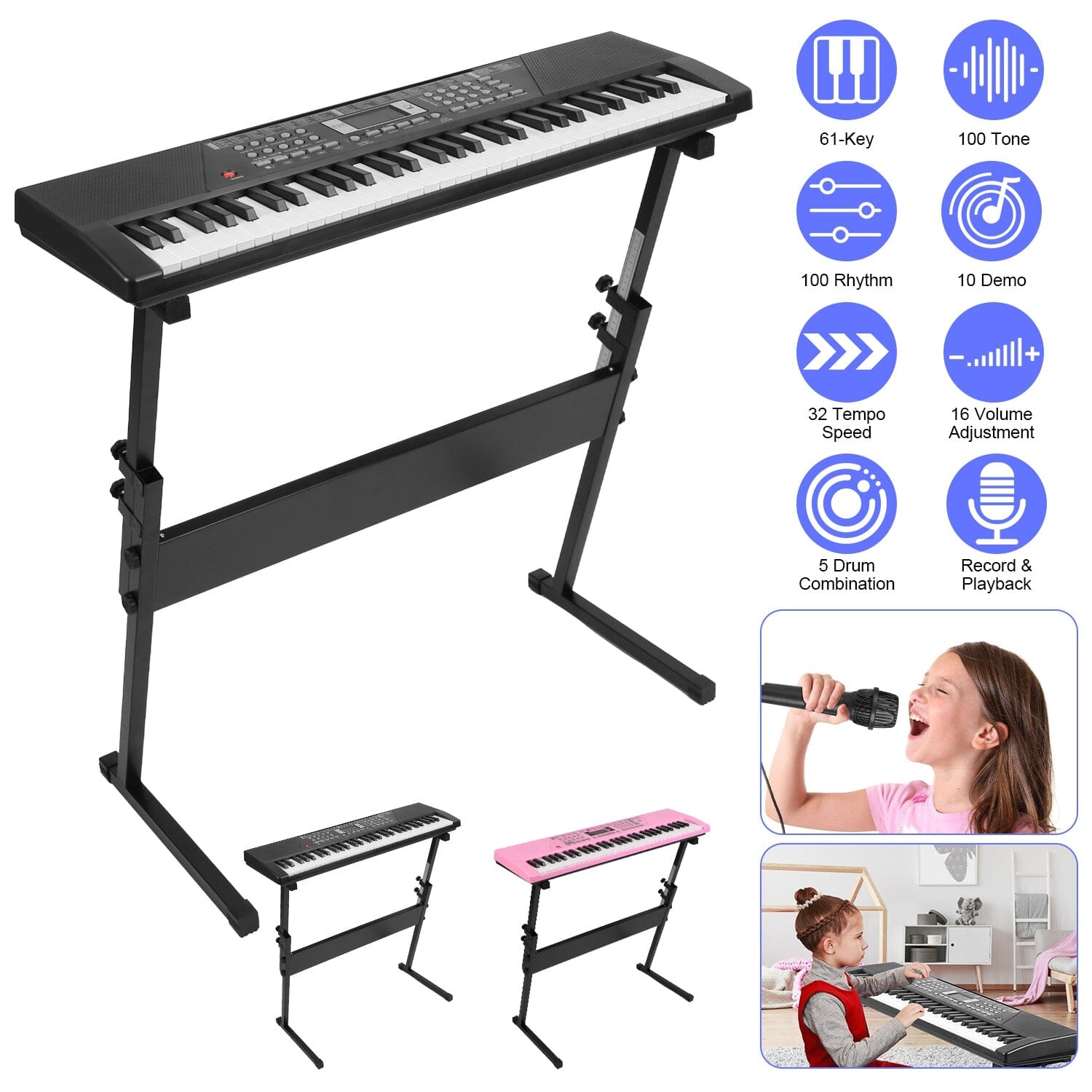 61 Keys Digital Music Keyboard Electronic Piano Cheap Sale Visit New