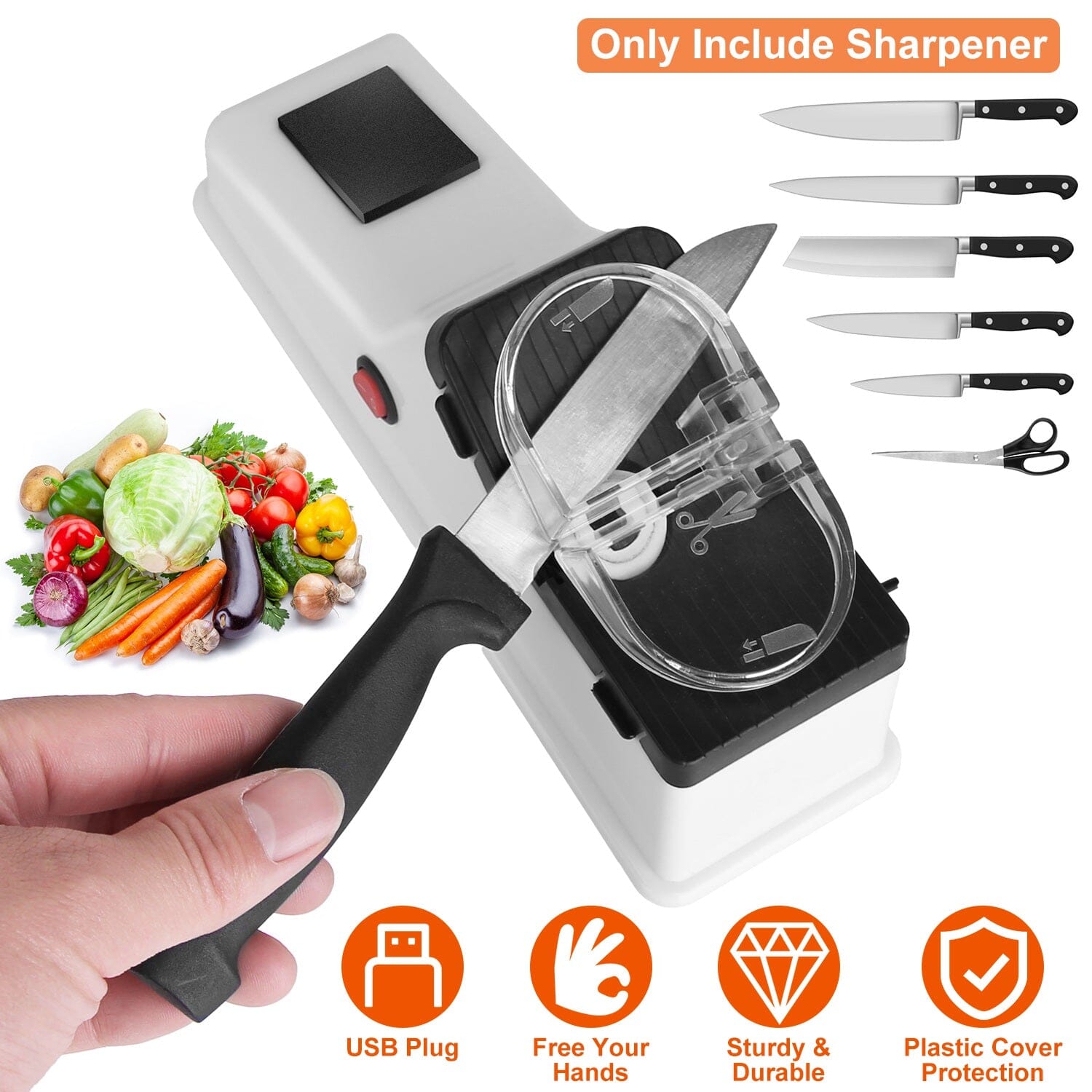 Electric Knife Sharpener with USB Plug From China Cheap Pice