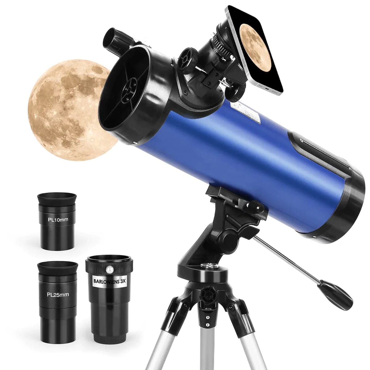 Telescope for Beginner 114mm Aperture 500mm AZ Mount Astronomical Reflector Clearance Official