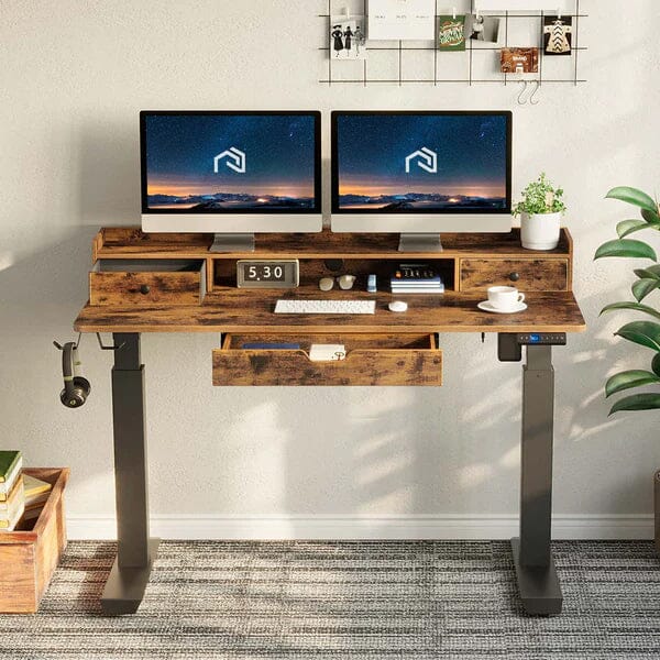 Rolanstar Single Motor Free Standing Electric Height Adjustable Desk Buy Sale Online