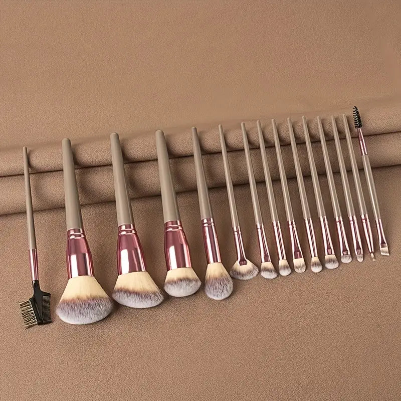 15-Pieces Set: Professional Makeup Brush Free Shipping Good Selling