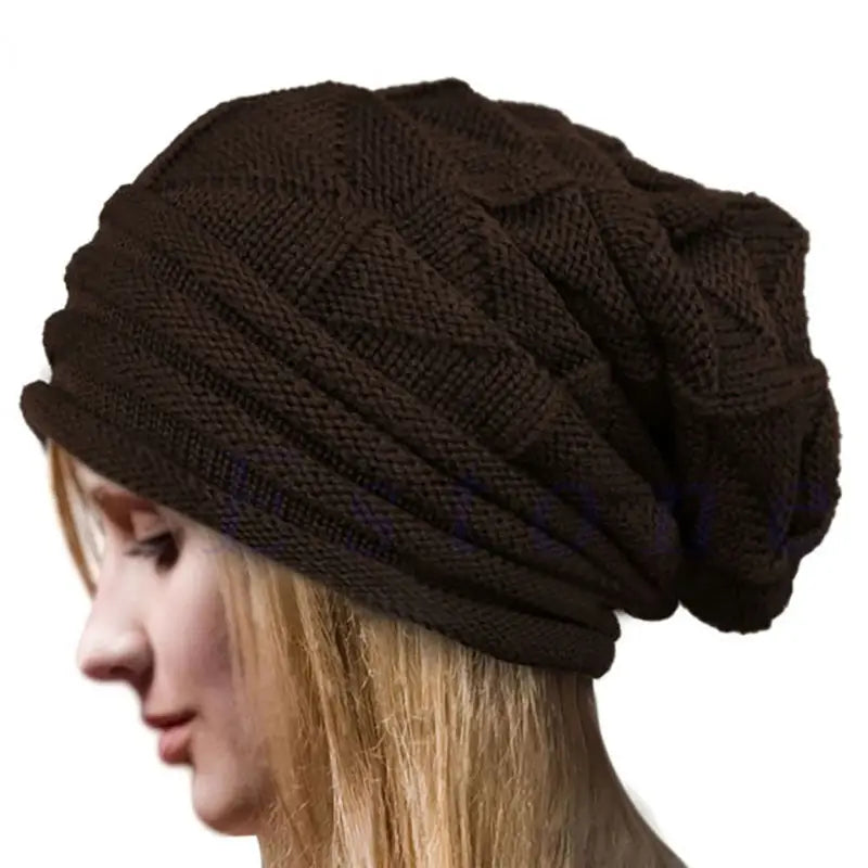 Unisex Oversized Knitted Baggy Beanie Original Online