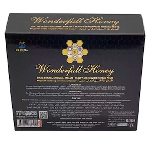 Wonderful Honey for Men - 12 x 15 Gram Sachets Bee (Black) Buy Cheap Huge Surprise