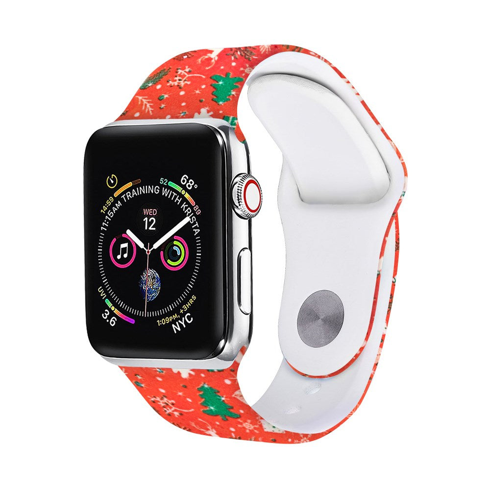 Christmas Silicone Apple Watch Bands Outlet Find Great