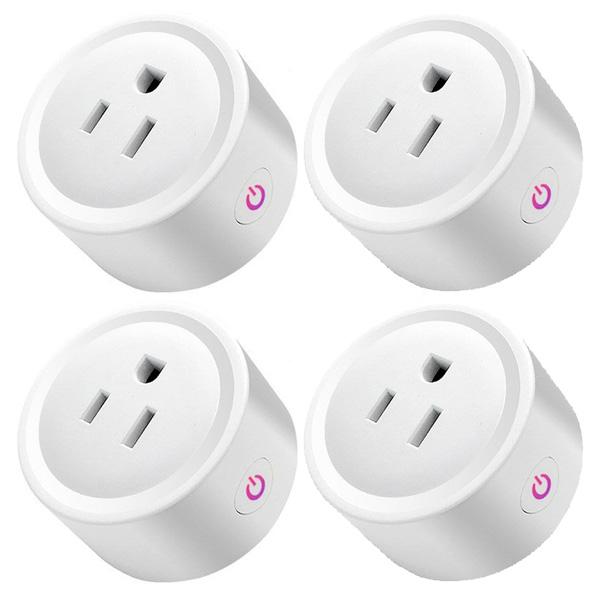 Smart Plug WiFi Socket Power Monitor Timing Function Tuya SmartLife APP Control Works With Alexa Google Assistant Cheap Footlocker Finishline