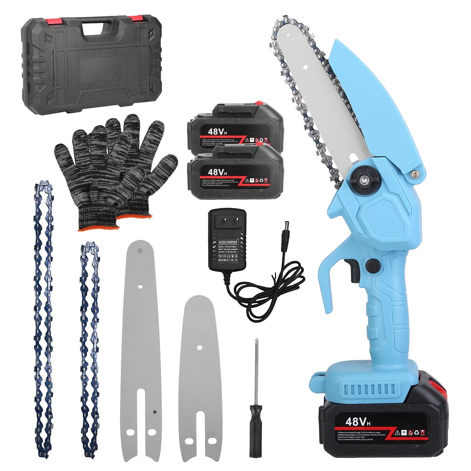 Portable Handheld Cordless Small Chain Saw Battery Powered Outlet Genuine