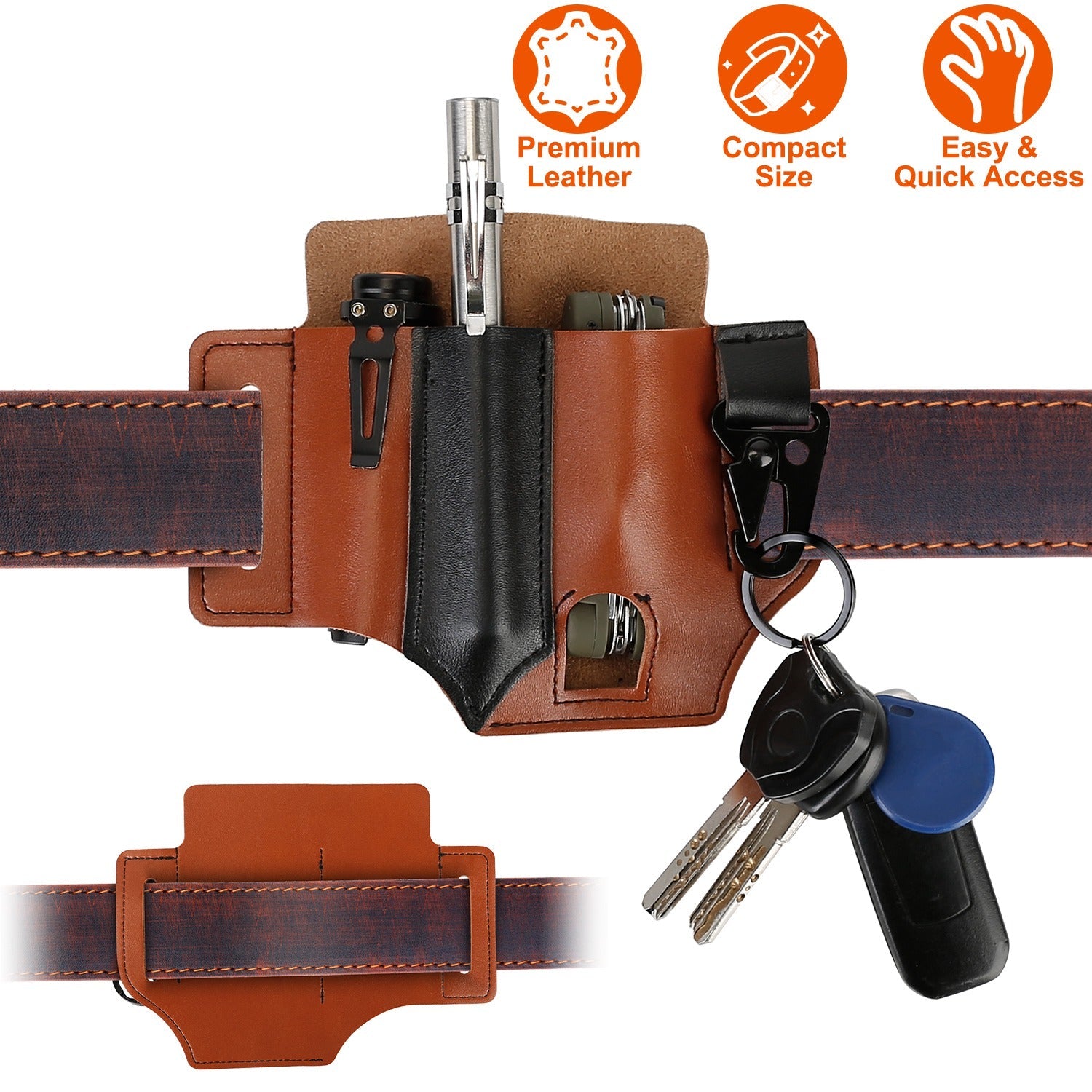 Multi-tool Sheath for Belt Leather EDC Pocket Organizer Wholesale Pice Cheap Online