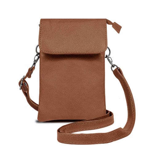 Super Soft Genuine Leather Crossbody Wallet - 5 Colors Clearance Cheap Online