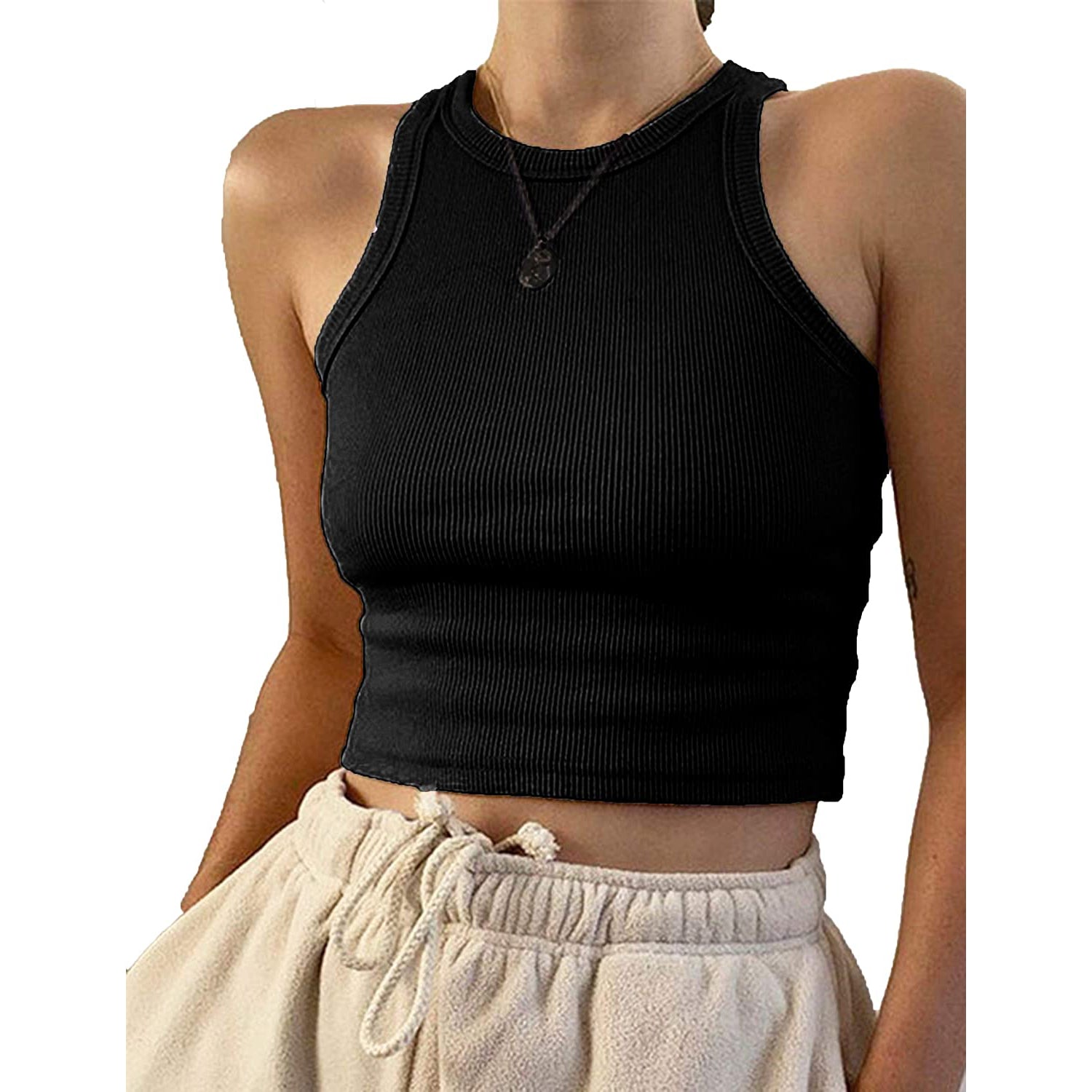 Womens Basic Sleeveless Tank Top Very Cheap