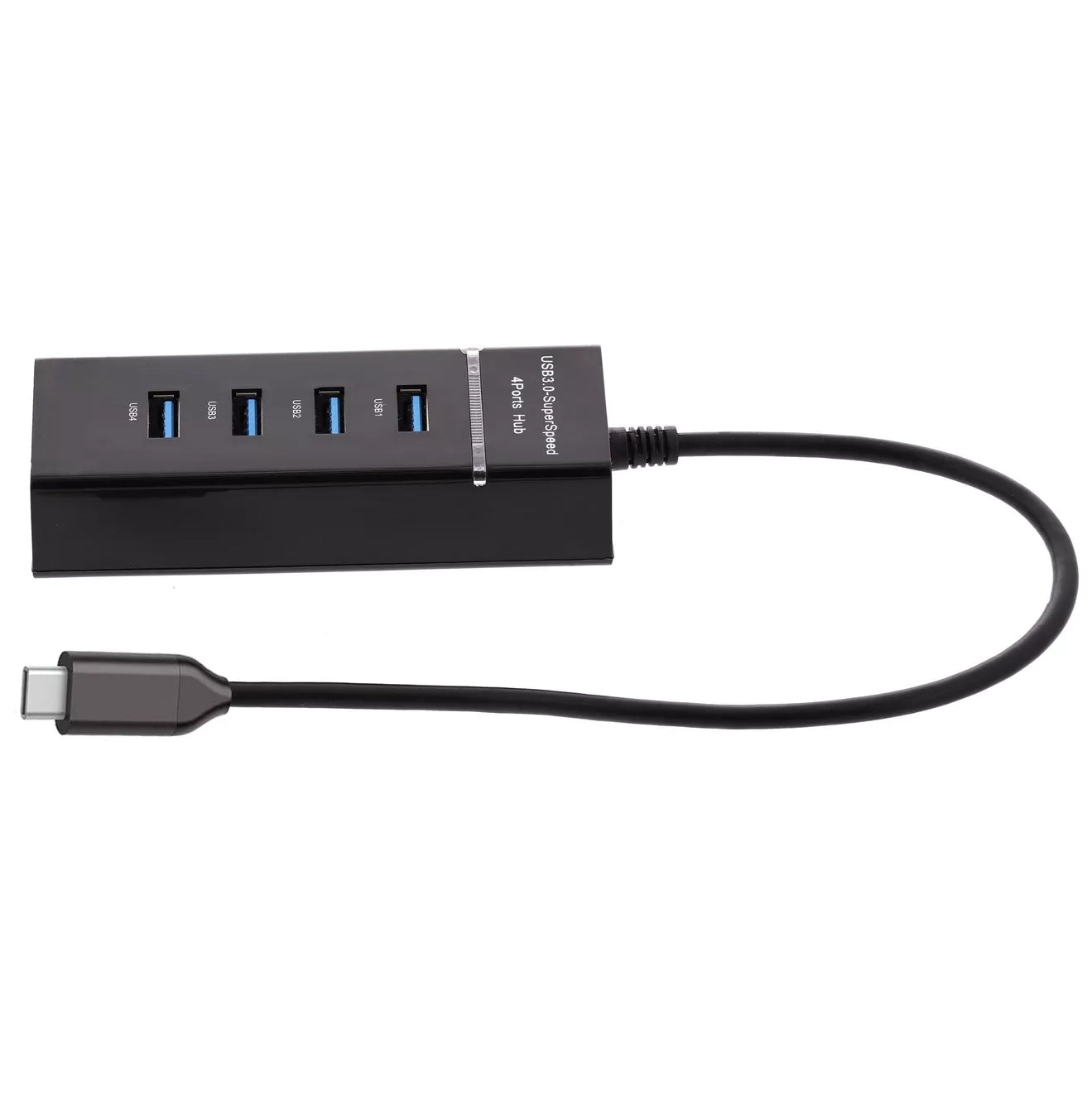 Ematic EUSB340 USB 3.1 Type-C to 4 Port USB Hub (Black) Discount Authentic Online