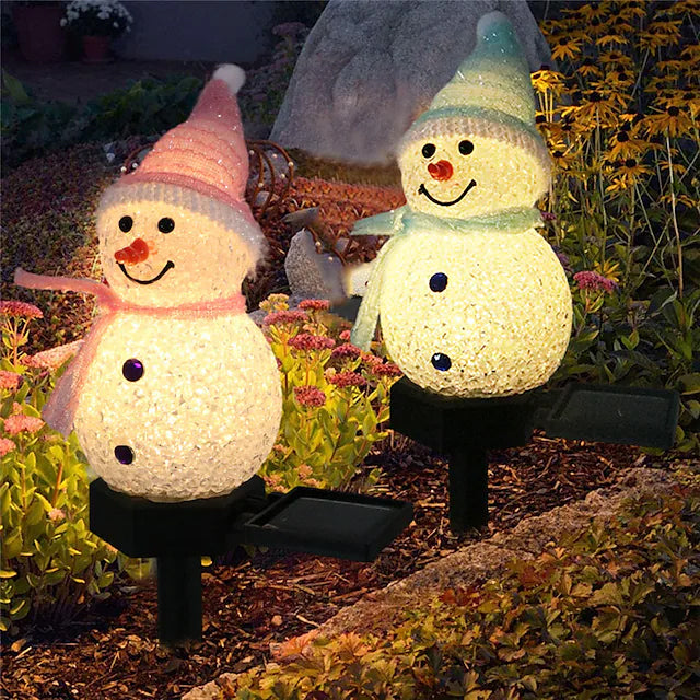 Christmas Snowman Light Solar Discount For Cheap