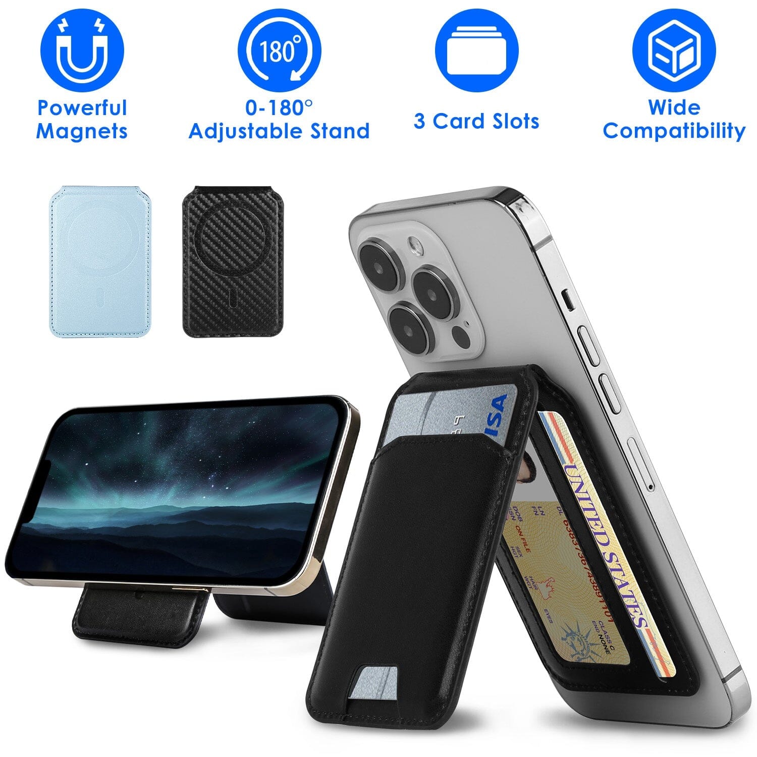 2-in-1 Magnetic Card Wallet Phone Stand Reliable Sale Online