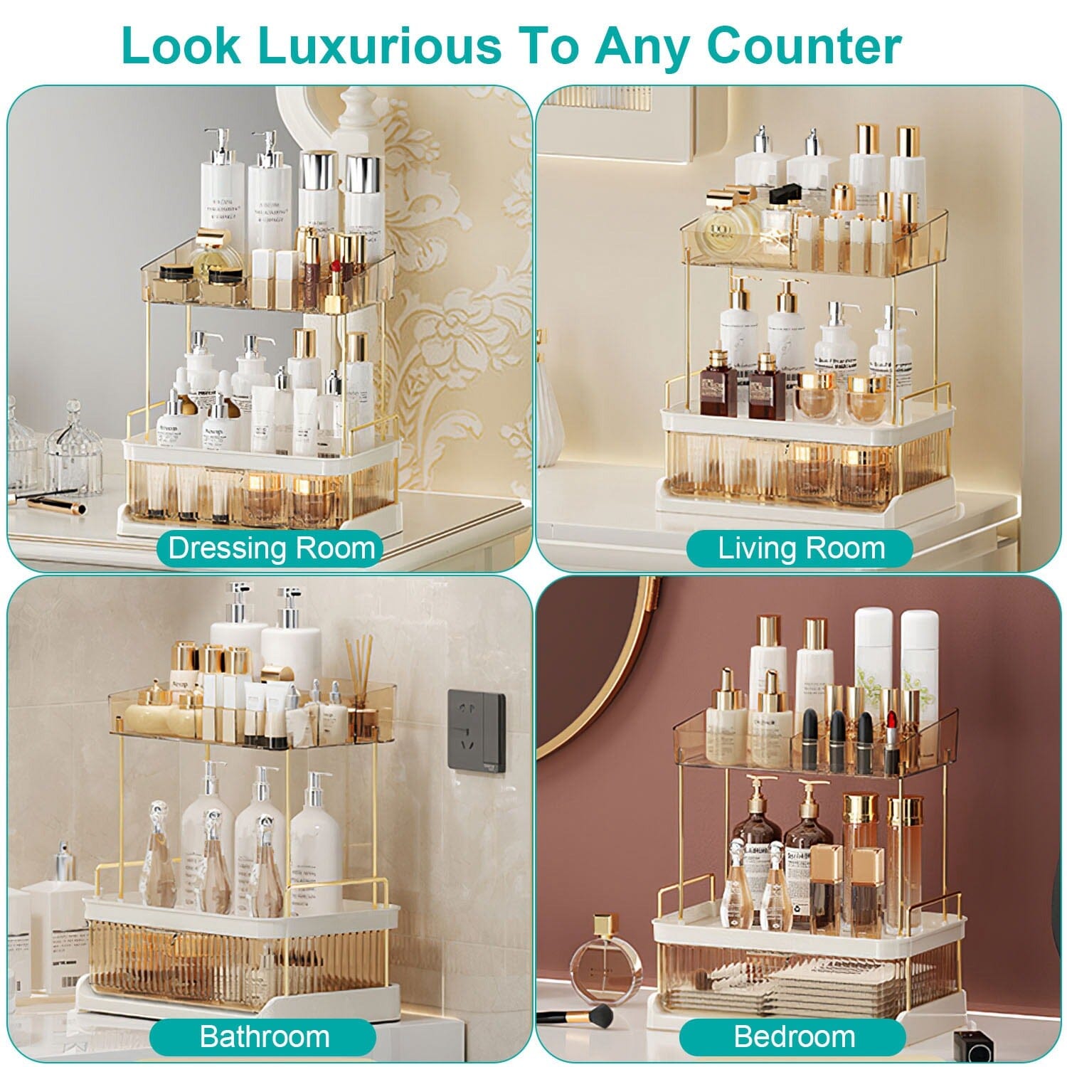 3-Tier Make Up Organizer Clearance Big Sale