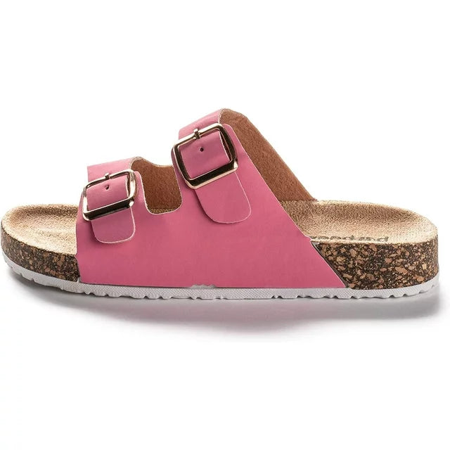 Pupeez Girls Comfort Sandals Double Buckle Adjustable Slip Sale Best Seller