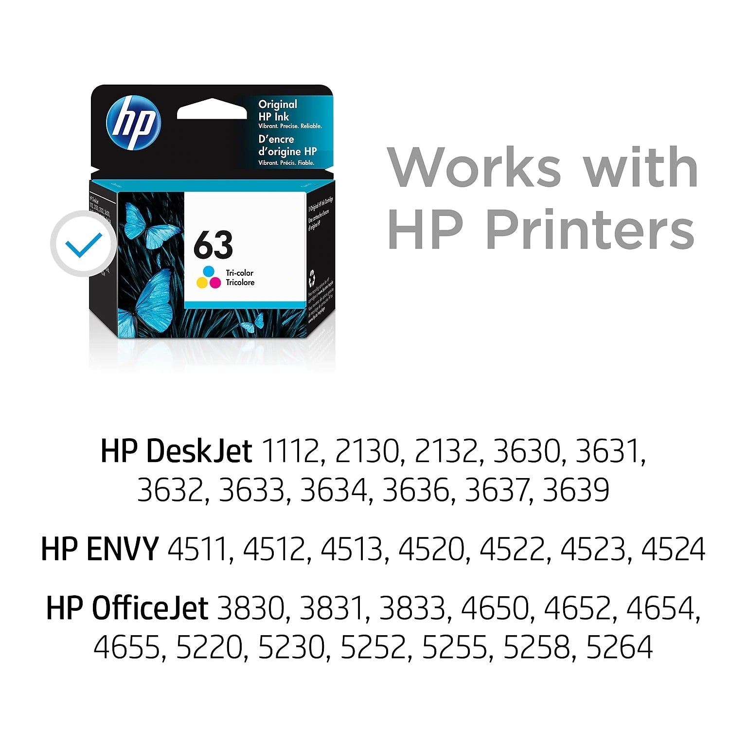 HP 63 Original Ink Cartridge F6U61AN F6U62AN Geniue Stockist Online