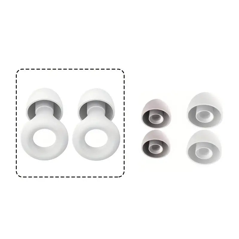 Pair of Super Soft, Reusable Silicone Ear Plugs Discount Pices