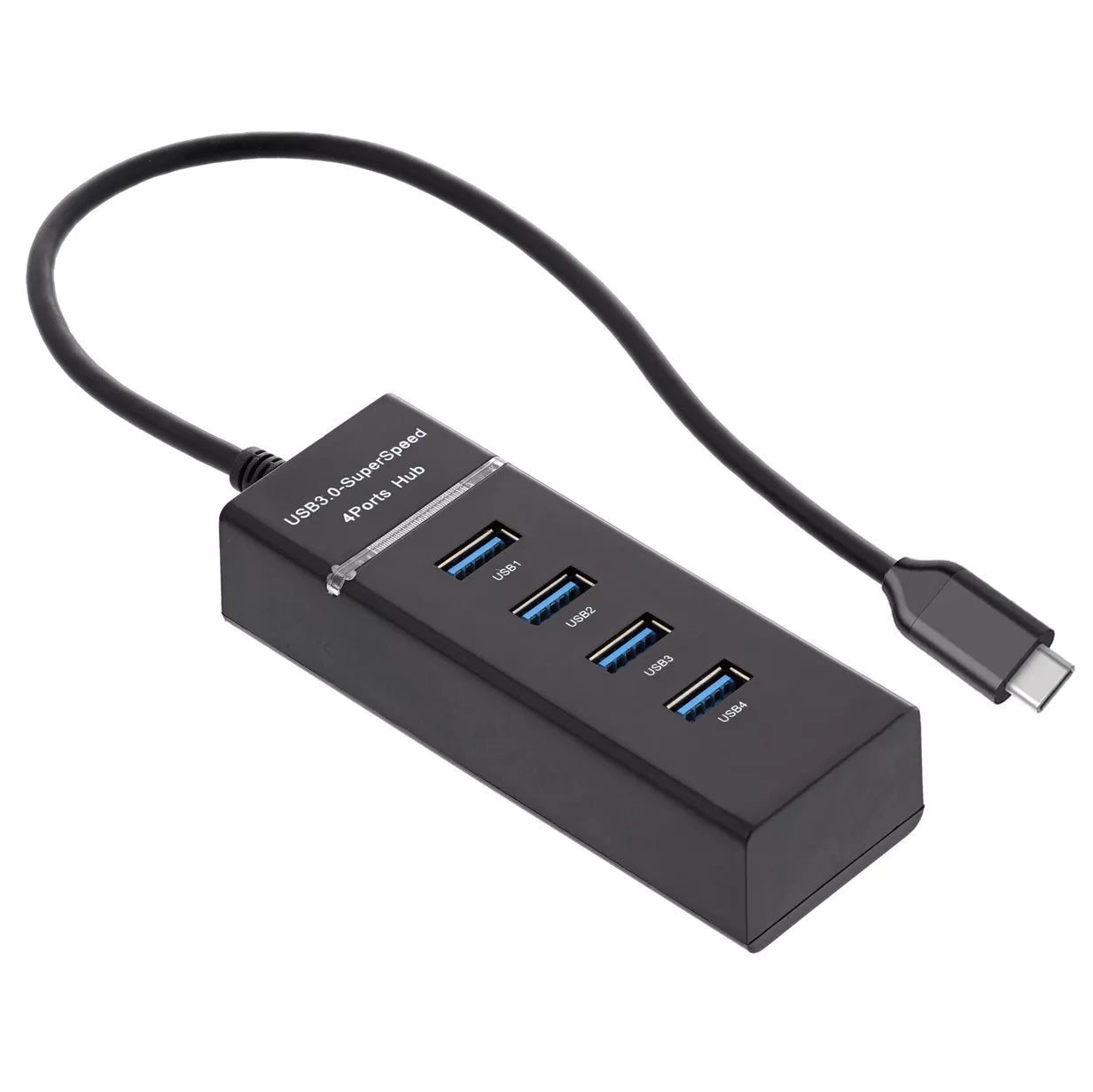 Ematic EUSB340 USB 3.1 Type-C to 4 Port USB Hub (Black) Discount Authentic Online